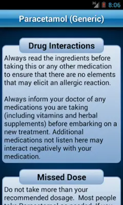 Drug Dictionary android App screenshot 1