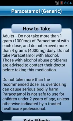 Drug Dictionary android App screenshot 4