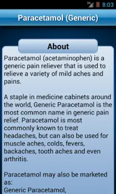 Drug Dictionary android App screenshot 6